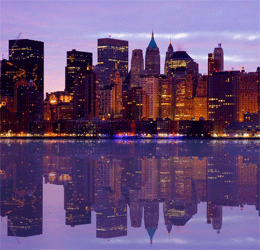 Picture of New York Skyline by Night © Donald Swartz
